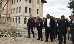 Vali Çalgan Osmancık İlçe Emniyet Müdürlüğü İnşaatını İnceledi