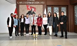 Şampiyon Voleybolcular Çağlar’ı Ziyaret Etti