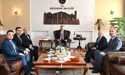 Milli Eğitim Müdürlerinden Erzurum Valisi Çiftçi’ye Ziyaret