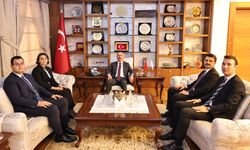 Yeni Kaymakamlar Vali Çalgan’ı Ziyaret Etti