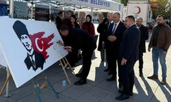 Ülkü Ocakları'ndan Cumhuriyetin 102. Yılına Özel Tuval