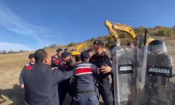 Karakaya’da Tansiyon Yükseldi! Jandarma Müdahalede