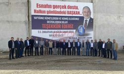 Esnaftan Başkan Aşgın’a Gönülden Teşekkür
