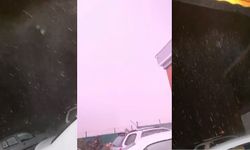 Çorum’da Karla Karışık Yağmur Yağdı