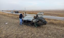 Kontrolden Çıkan Otomobil Tarlaya Devrildi: 1 Yaralı