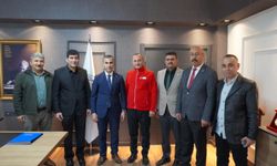 Kaymakam Duman Kızılay Heyetini Kabul Etti