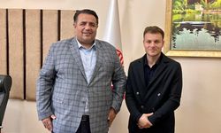 Arca Çorum FK Kaptanı Erdoğan, Milletvekili Kaya İle Çorum Futbolunu Görüştü