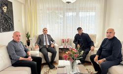 Kaymakam Polat Ve Başkan Çizikci’den Tarihçi Nurettin Tanay’a ‘Geçmiş Olsun’ Ziyareti