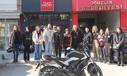 Kadın Motorculardan Başkan Cebeci’ye Ziyaret