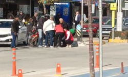 Kadın Motosikletliye Otomobil Çarptı