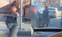 Yürek Yakan Görüntü! Çocuklar Hem Trafiği Hem Canlarını Hiçe Sayıyor