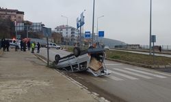 Çarpıştı, Takla Attı! Korkunç Kaza’da 1 Yaralı