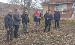 Kaymakam Polat Çilek Fidesi Bahçesini Gezdi
