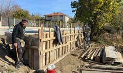 Ortaköy Belediyesi İstinat Duvarları Yaptı