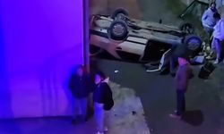 4 Metre Yüksekten Okul Bahçesine Uçan Araçta Can Pazarı