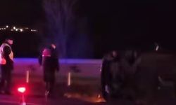 Kahreden Kaza! Otomobil Devrildi: 1’i Bebek 3 Kişi Yaralandı