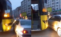 Otobüs Otomobille Çarpıştı: Otomobil Savruldu, Yolcu Sayısı Şaşırttı