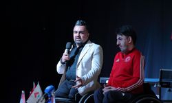 Milli Para Masa Tenisçiler Abdullah Öztürk Ve Nesim Turan, Çorum'da Öğrencilerle Buluştu