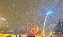 Çorum'a Mevsimin İlk Karı Yağdı