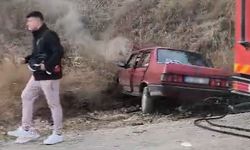 Sanayi Yolunda Feci Kaza İki Araç Da Hurdaya Döndü