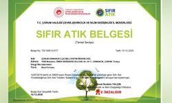 Osmancık MEM’e “Sıfır Atık Belgesi”