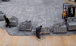 Alaca Görül Sokakta Kilit Taşı Çalışmaları Sürüyor