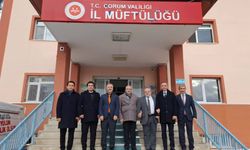 Milli Eğitim Müdürü Çağlar Ve Yardımcılarından Müftü Yıldırım’a ziyaret