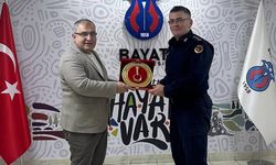 İl Jandarma Komutanı Ayvaz, Başkan Ünlü’yü Ziyaret Etti