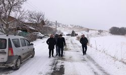 Karla Mücadeleyi Yerinde Denetledi