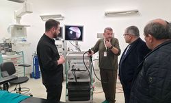 Başkan Ünlü Hastaneyi Gezdi