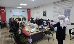 AFAD Personeline Psikolojik İlk Yardım Anlatıldı