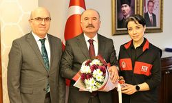 Vali Çalgan'a “112 Acil Çağrı Günü” Ziyareti