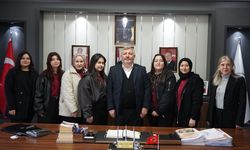 Avrupa Stajına Gitmeden Başkan Gelgör’ü Ziyaret Ettiler