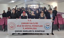 Çorum’da “Akrandan Akrana Eğitim” ile Çocuk Hakları Anlatıldı