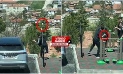Parkta Tehlikeli Oyun! Evlerin Üzerine Taş Fırlattılar
