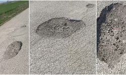 Köy Yolu Vatandaşı İsyan Ettirdi: “Mayın Tarlası Gibi”