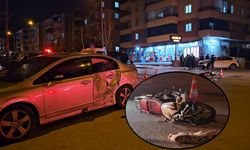 Feci Kaza! Otomobille Çarpışan Motosiklet Sürücüsü Yoğun Bakımda