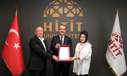 Türk Kızılaydan Hitit Üniversitesine Gümüş Madalya