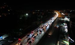 D-100 Kara Yolunda Bayram Tatili Yoğunluğu Yaşanıyor