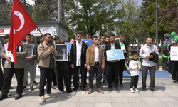 Çorumlu Gençlerden Filistin’e Destek Yürüyüşü