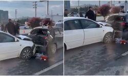 Çevreyolunda Zincirleme Kaza: Otomobiller Birbirine Girdi, 4 Yaralı