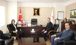 Kaymakam Nayman'dan Yeni Başhekime Hayırlı Olsun Ziyareti