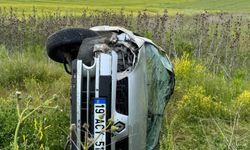 Takla Atan Otomobilden Hem Kendileri, Hem De Koyunları Sağ Çıktı!