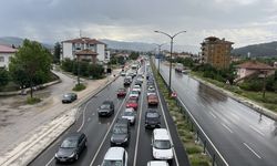 Bayram Dönüşü D-100 Kara Yolunda Trafik Yoğunluğu Devam Ediyor