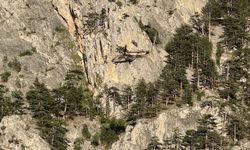 Dağda Kaybolan Vatandaş İçin Helikopterli Kurtarma Operasyonu