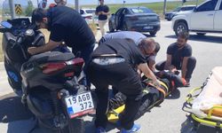 Dönüş Yapan Otomobil Motosikletle Çarpıştı: 1 Yaralı