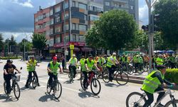 Çorum'da Pedallar Sağlıklı Yaşam İçin Çevrildi