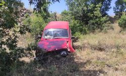 Kontrolden Çıkan Otomobil Dereye Uçtu!