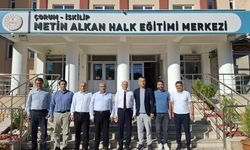 Çağlar, İskilip Metin Alkan Halk Eğitimi Merkezi’ni Ziyaret Etti