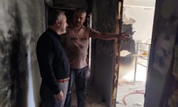 Müftü Yıldırım'dan Yangınzede Aileye Geçmiş Olsun Ziyareti